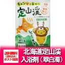 「北海道 温泉 入浴剤 送料無料」北海道 定山渓 温泉 気分 入浴剤(安らかな香り・翠白濁色) 45g×2個 価格 555 円 「送料無料 入浴剤 メール便」