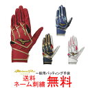 【ネーム刺繍無料】ミズノプロ(mizuno pro) バッティング手袋 シリコンパワーアーク