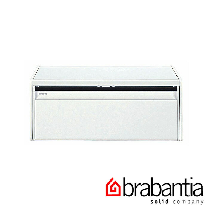 brabantia ブラバンシア ブレッドビンフォールフロント ブレッドケース ストッカー パンケース 保存容器 Bread Bin（198625）【ホワイト】