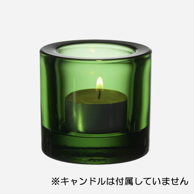 【限定30％OFF】iittala/イッタラ KIVI キャンドルホルダー 60mm（996M002755）＜グリーン＞