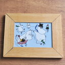 【 アンティーク 】 アラビア ムーミン フレームプレート NO.2 < スケート > 《 ビンテージ vintage ヴィンテージ 》 【 Arabia moomin 】( キッチンブランチ )
