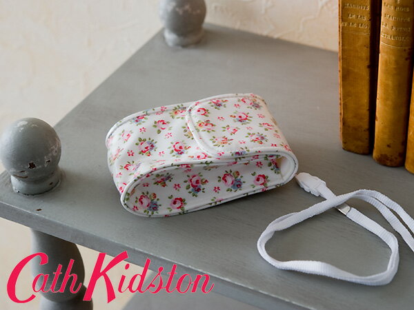 **《キャスフェイスタオルプレゼント》CATH KIDSTON/キャスキッドソン カメラケース【Camera Case/ポーチ/346948/2012春夏新作】（7742）＜Hampton Rose White＞