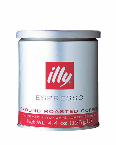 **【ケース買いがお得！】illy／イリー エスプレッソ粉 ノーマルロースト 125g×《12缶入り》