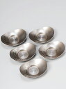 【送料無料】大阪錫器 茶托 イブシ 小判形 【桐箱入り/茶たく】<3.0>( キッチンブランチ )