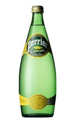 【赤字覚悟の再値下げ！送料無料直送】ペリエ/perrier 炭酸入りレモンフレーバーナチュラルミネラルウォーター750ml(瓶)×12本