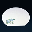 尺3半月枯淡懐石まっと(100枚入) 紫陽花(6月〜7月) 370×335mm( キッチンブランチ )