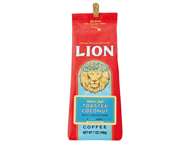 【正規輸入品】ライオンコーヒー　トースティッドココナッツ　7oz（198g）【輸入食品】