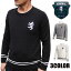 Admiral アドミラル セーター メンズ バックインターシャ クルーネックセーター ADMA784 Admiral ニット ゴルフウェア アドミラル セーター Admiral GOLF