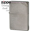 ZIPPO ジッポー 230 フラットトップ // ダイアゴナルライン ブラッシュクローム 定番 ZIPPOライター オイルライター メンズ ギフト