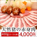 ・天然猪赤身肉 400g (2〜3人前)【猪】【猪肉】【天然】【ぼたん鍋】...
