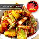 ★【西麻布韓国料理宮(KUNG)】韓国本場の自家製手作りキュウリキムチ 600g - オイキムチ、韓国本場のサクサク食感・ピリ辛、味に自信あり!【送料無料】