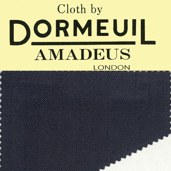 【A】：お好みの素材秋冬物パターンオーダースーツ・ドーメル・アマデウス生地を使って縫製したスーツ（Dormeuil）:POW11-3526-4のS上下出来上がり価格