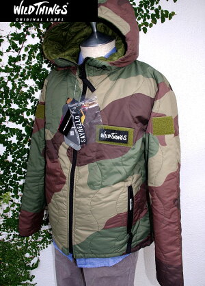【WildThingsDISTANCECAMOHOODED-PRIMALOFT.Jacket】【ワイルドシングスSAYHELLO迷彩フーデッド・プリマロフト.ジャケット】【02P12Oct15】