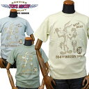 TOYS McCOYトイズマッコイ　ミリタリーTシャツ W.E.COYOTE and R.RUNNERワイリーコヨーテ and ロードランナー「554TH RECON SQD」TMC1605/アメカジ/メンズ/