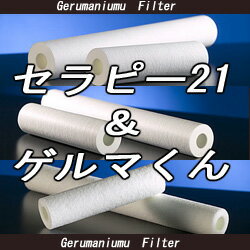 セラピー21・ゲルマくん【交換用フィルター　6本セット】≪ゲルマニウム温浴・温浴器≫【送料無料】【smtb-k】【kb】【突破1205】 【FS_708-9】【マラソン1207P02】☆温浴器/交換消耗品/フィルター☆