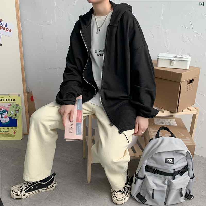 ジャケット イン 韓国 メンズ スポーツ カーディガンフード付き ジッパー スウェットシャツ CEC カジュアル トップ