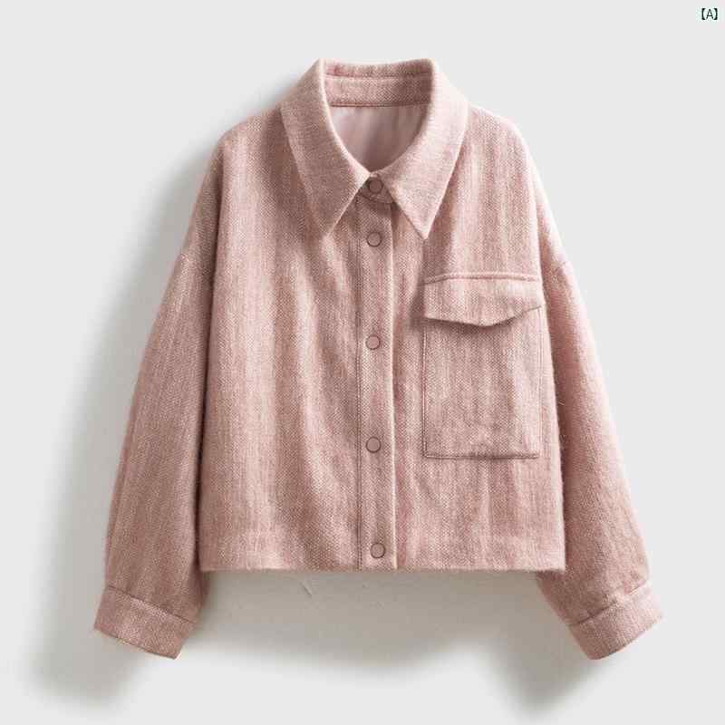 レディース　ファッション　オシャレ　大歳　上品　ママ　お母さん　綺麗 モヘア 生地 柔らかく ふわふわ 高級 ウール 軽量 ジャケット