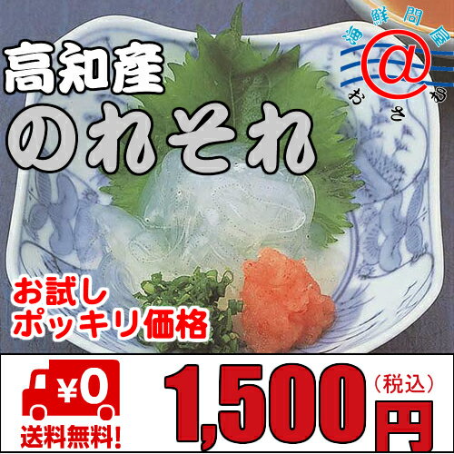 1500円ポッキリ！【送料無料】ちょこっとお試し 【のれそれ】100gタレ2種類選択送料無料お試し【のれそれ】麺類なのか！？魚類なのか！？送料無料　ポッキリ