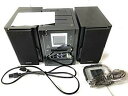 【中古】Panasonic パナソニック SC-PM37MD-K ブラック ミニコンポ (CD/MDコンポ)(本体SA-PM37MDとスピーカーSB-PM37のセット)