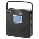 【中古】コイズミ ワイドFM対応CDラジオ（ブラック）KOIZUMI SAD-4703-K