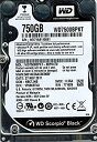 【中古】Western Digital wd7500bpkt-00pk4t0?750?GB DCM : hbctjhb