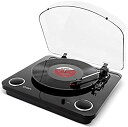 【中古】ION Audio レコードプレーヤー USB端子 スピーカー内蔵 Max LP BK ピアノブラック