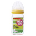 ピジョン株式会社 母乳実感 哺乳びん 耐熱ガラス製 オレンジイエロー 160ml(1コ入)【RCP】