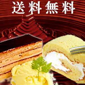 送料無料　お試しセット　チョコレートケーキ【ハーフ】オペラ＆...