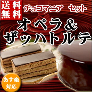 送料無料/チョコレートケーキ/オペラ＆ザッハトルテ