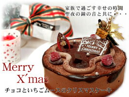 ポイント10倍 送料無料 【クリスマスケーキ チョコ＆いちご...