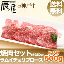 【送料無料】神戸牛 焼肉セット ラムイチ&リブロース 500g【あす楽対応】【お祝い 御礼 に 霜降り 牛肉 神戸ビーフ 神戸肉】【ギフト/贈答 贈り物/内祝い/牛肉/和牛/肉】