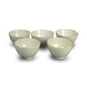 ○伊万里白磁陰刻文煎茶碗五客○明治時代-1点に傷有り-古美術骨董品【中古】