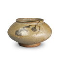 ○絵唐津壺○明治時代-唐津焼-無傷-古陶器【古美術】【骨董】【中古】【送料無料】