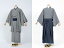 【レンタル】男性用 着物・羽織or袴セットレンタル as-011 グレーアンサンブル対象身長 170.5cm前後【男性用おしゃれ着物】【お茶席用】【お茶会用】【送料無料】