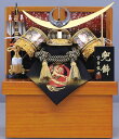 【送料無料】【2011新作五月人形】五月人形 五月節句飾り 兜飾り 宝童監修 兜ミニ収納飾り コンパクトサイズ 収納飾り 金上杉彫金兜 10号 (戦国武将・上杉謙信)(収納タイプ・収納型) 10P22Apr11