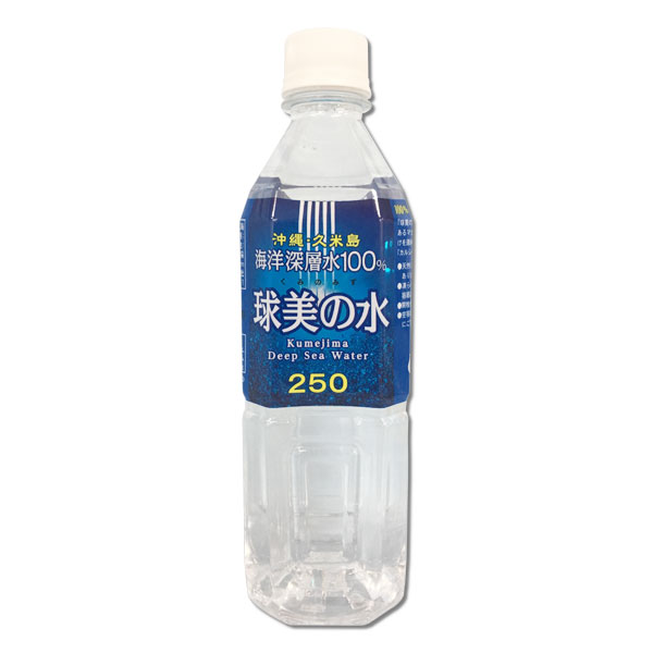 【送料無料】久米島海洋深層水球美の水　硬度250(500ml×24)【沖縄　球美の水】