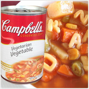 【　キャンベル　ベジタリアンべジタブル　1缶298g　（2〜3人前）　】本格派スープより正直美味しいです（笑）
