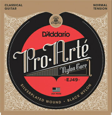 D'Addario EJ-49 Silver/Black/Normal クラシックギター弦…...:koeido:10011520