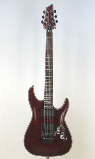 SCHECTER Hellraiser C-1 FR BCH [AD-C-1-FR-HR]【シェクター小林信一ピック10枚付き】【送料無料】【smtb-tk】★美しいキルトトップにアクティブEMG PU搭載！アバロン・バインディングも綺麗な1本！