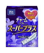 チャームソフトタンポン スーパープラス/特に量の多い日用 25個入【4000円（税別）以上で送料無料】生理用タンポン