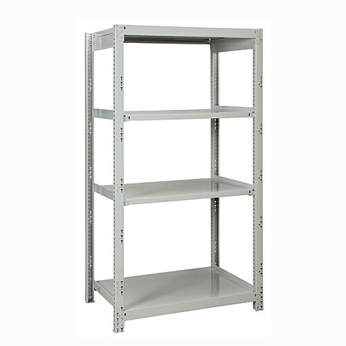 ダイソー3NCR中量ラック　T3NCR7445−4　TW 幅120×奥行45×高さ210cm テクノホワイト 【アングル棚 スチール棚】
