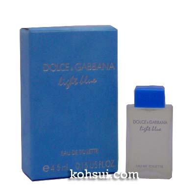 【ミニボトル】 ドルチェ＆ガッバーナ DOLCE＆GABBANA 香水 D＆G ライトブルー EDT 4.5ml [10500円以上ご購入で送料無料]