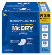 【1袋からOK：12袋ご購入で送料無料】リフレMr．DRY男性用セルフケアパッド1袋（14枚入）【12dw07】