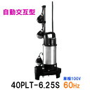テラル水中ポンプ 40PLT-6.25S単相100V 60Hz 自動交互型【個人宅配送不可 代引不可 同梱不可 送料無料 北海道・沖縄・離島は別途】【♭】小型汚水用排水水中ポンプ 樹脂製