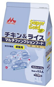 スーパーゴールド　キャットフード　成猫用　チキン&ライス　1.6kg【5250円以上送料無料】