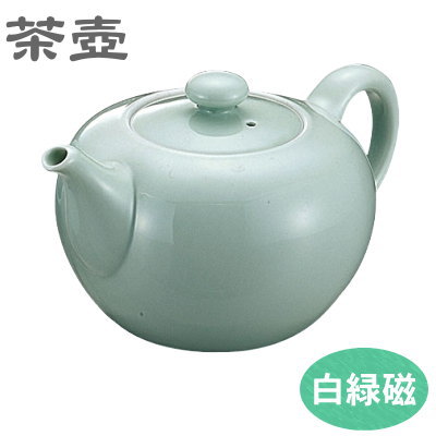 【急須 かわいい 茶器】陶作坊（とうさくぼう） 茶壷 白緑磁【業務用/家庭用/お茶/ポット…...:kokouki:10010558