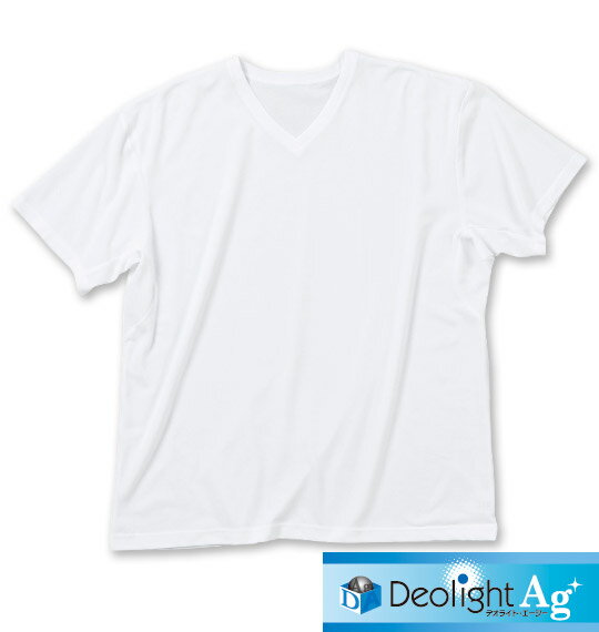 ■大きいサイズ：3L 4L 5L 6L XL！ Deolight AgV首Tシャツ(半袖)[▽]【全品ポイント10倍・2012年7月17日9時59分まで】