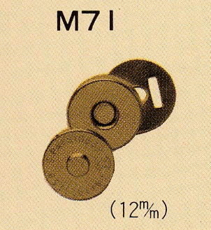 【ジャスミン】マグネットボタン　M-71　12mm　※クロネコメール便・ゆうメール・ゆうパ…...:komadori:10025373
