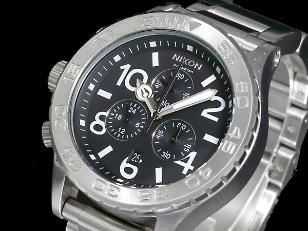ニクソン NIXON レディース 腕時計 42-20 CHRONO A037-000 【送料無料】　クロノグラフ【楽ギフ_包装】【送料無料】ニクソン 42-20のクロノタイプレディース腕時計