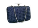 ~スプリングセール実施中!~ アモーレドルチェ サテンクラッチバッグAMORE DOLCE クラッチバッグ ADB9001-NAVY ネイビー